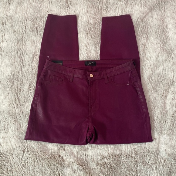 7 For All Mankind Women Skinny Jeans | 7 For All Mankind Ankle Skinny Jean Sz 10 - Picture 4 of 16